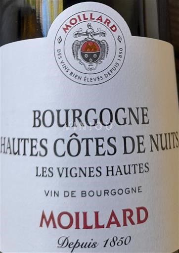 Burgundsko Hautes Côtes de Nuits Moillard Les Vignes Hautes 2022