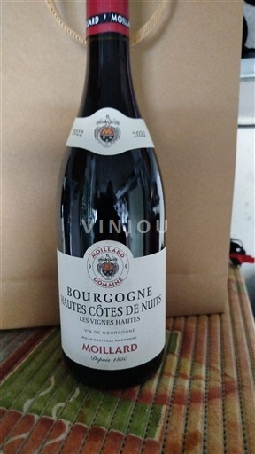 Burgund Hautes Côtes de Nuits Moillard Les Vignes Hautes 2022