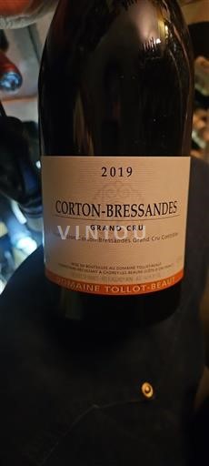 Bourgogne Corton-Bressandes Grand Cru Domaine Tollot-Beaut 2019
