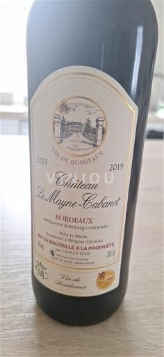 Bordeaux Château Le Mayne-Cabanot 2019