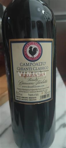Toscana Chianti Classico Tenuta Casuccio Tarletti Campoalto 2015