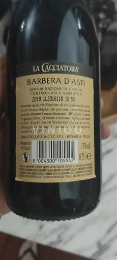 Piemonte Barbera d'Asti La Cacciatora 2018