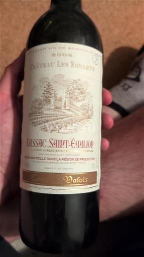 Bordeaux Lussac-Saint-Émilion Château Les Essarts Comte de Valois 2008