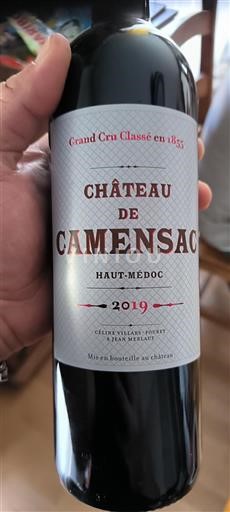 Burdeos Haut-Médoc Grand Cru Château Camensac 2019
