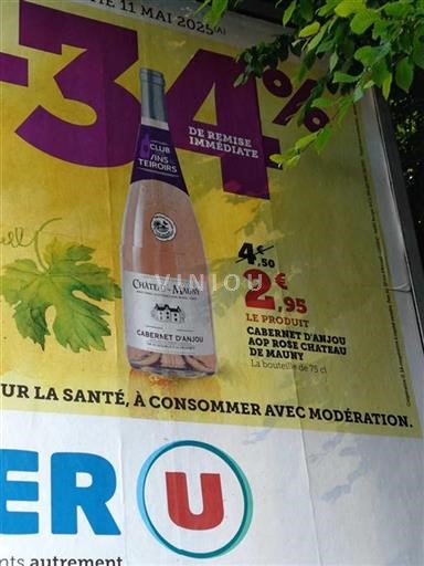 Loiredalen Cabernet-d'Anjou Château Mauny Icke årgångsbetecknad