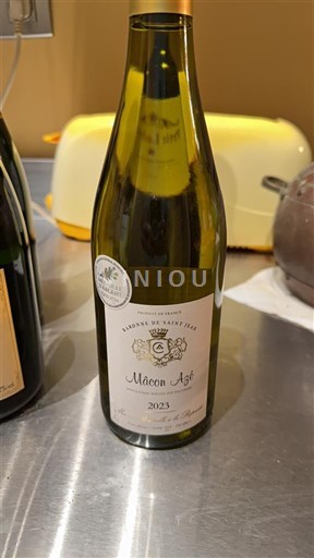 Bourgogne Mâcon og mâcon-landsbyer Baronne de Saint Jean 2023