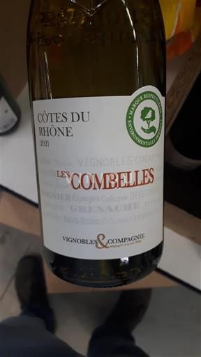 Rhônen laakso Côtes-du-rhône Vignobles & Compagnie Les Combelles 2021