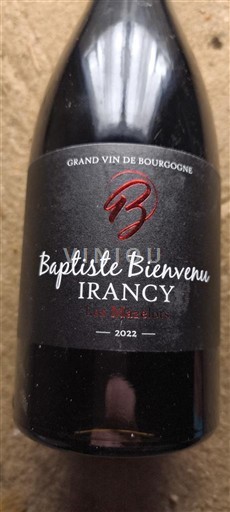 Burgundi Irancy Baptiste Bienvenu Les mazelots 2022