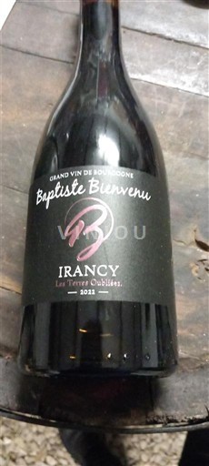 Borgogna Irancy Baptiste Bienvenu Les terres oubliées 2022