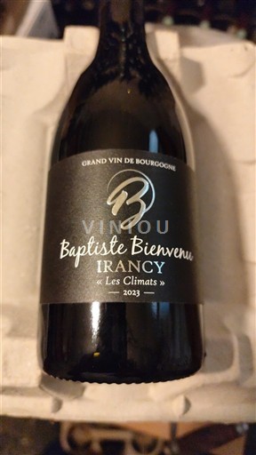 Burgundy Irancy Baptiste Bienvenu les climats 2023