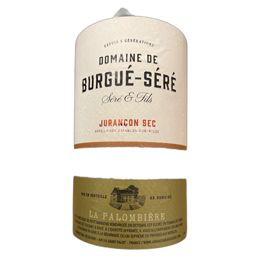 Lounais-Ranska Jurançon Domaine de Burgué-Séré La Palombière 2017