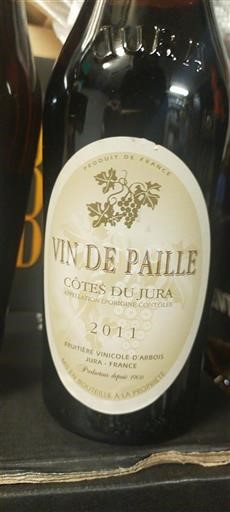 Jura Côtes du Jura Fruitière Vinicole Arbois Vin de Paille 2011
