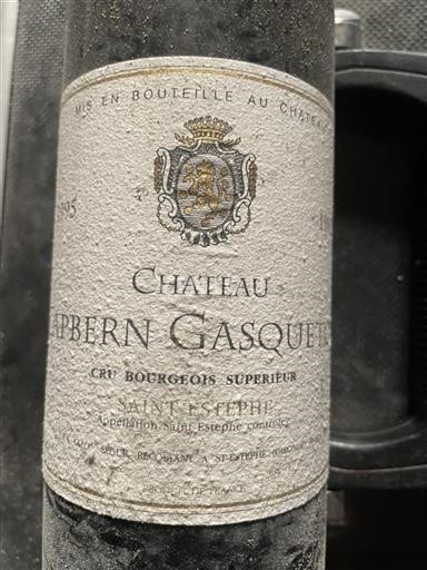 Bordeaux Saint-Estèphe Cru Bourgeois Supérieur Capbern Gasqueton 1995