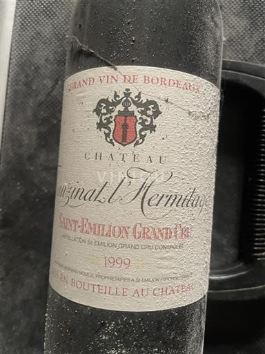 Bordeaux Saint-Émilion Grand Cru Tournazol l'Hermitage 1999