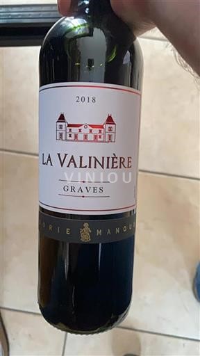 Bordeaux Graves La Valinière 2018