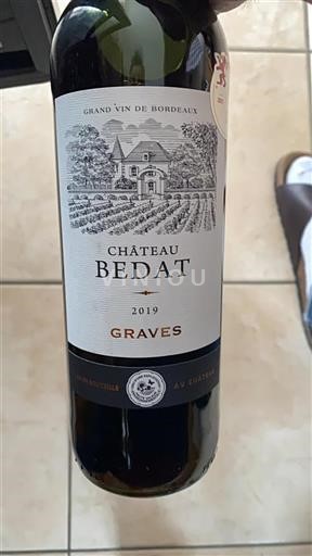 Bordeaux Graves Château Bédat 2019