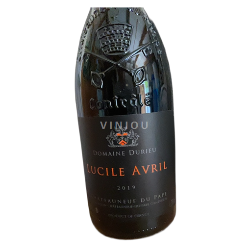 Rhône Valley Châteauneuf-du-Pape Domaine Durieu Lucile Avril 2019
