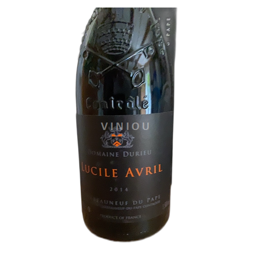 Rhône Valley Châteauneuf-du-Pape Domaine Durieu Lucile Avril 2014