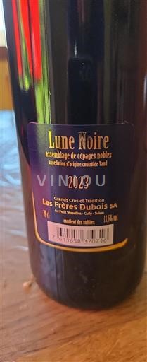 Vaud Les Frères Dubois SA Lune Noire 2023
