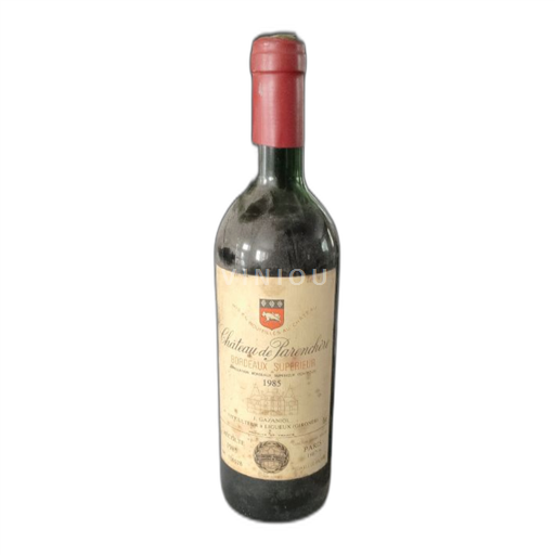 Bordeaux Bordeaux Supérieur Château Parenchère 1985