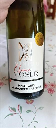 Alsace Vendanges Tardives Eliane Moser Pinot Gris Vendanges Tardives 2007