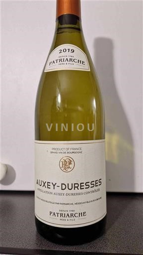 Vin Blanc sec Patriarche Père & Fils 2019 France Bourgogne Auxey-duresses AOC