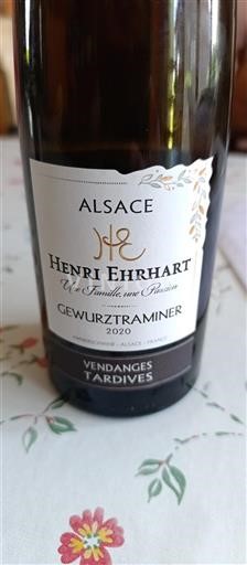 Alsace Gewurztraminer Vendanges Tardives Henri Ehrhart 2020