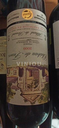 Bordeaux Bordeaux Supérieur Château Parenchère 2009