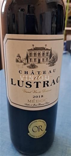 Bordeaux Médoc Château de Lustrac 2018