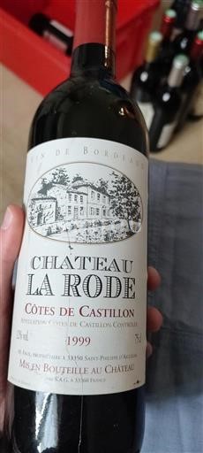 Bordeaux Ni doloceno Château La Rode 1999