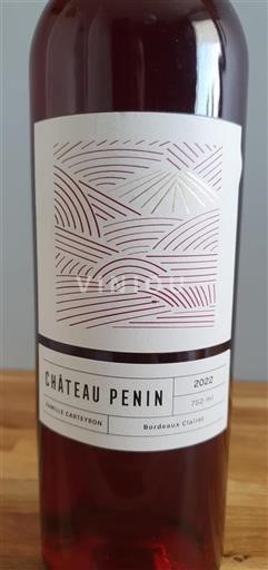 Bordeaux Bordeaux Clairet Château Penin 2022