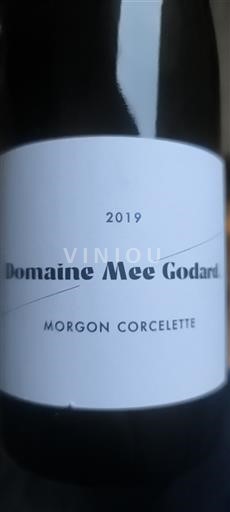 Beaujolais Morgon Domaine Mee Godard Corcelette 2019