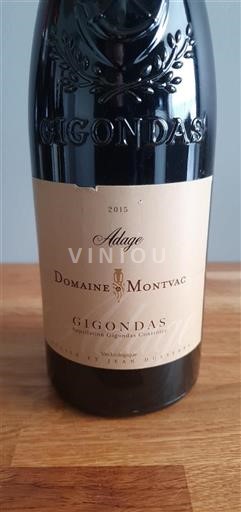 Vallée du Rhône Gigondas Domaine Montvac Adage 2015