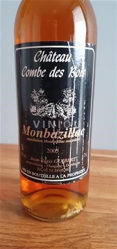Sud-Ovest Monbazillac Château Combe des Bois 2005
