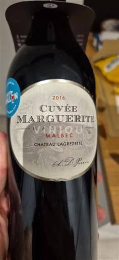 Sydväst Cahors Château Lagrezette Marguerite 2016