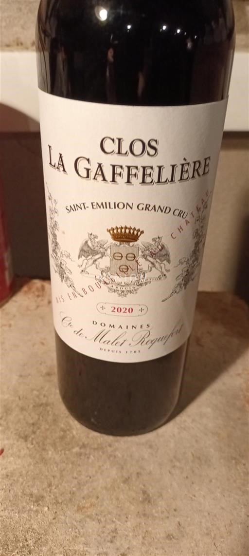 Burdeos Saint-Émilion Grand Cru Clos La Gaffelière 2020