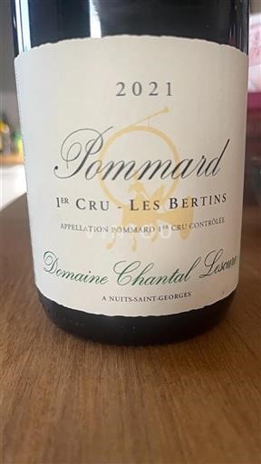 Bourgogne Pommard Premier Cru Domaine Chantal Lescure Les Bertins 2021