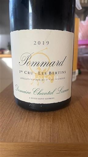 Bourgogne Pommard Premier Cru Domaine Chantal Lescure Les Bertins 2019