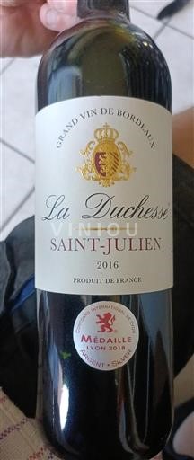 Bordeaux Saint-Julien La Duchesse 2016