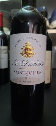 Bordeaux Saint-Julien La Duchesse 2016