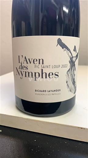 Languedoc Pic Saint-Loup Richard Lavanoux L'Aven des Nymphes 2022