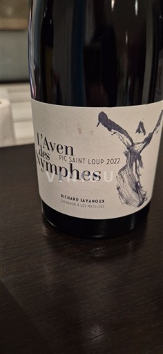 Linguadoca Pic Saint-Loup Richard Lavanoux L'Aven des Nymphes 2022