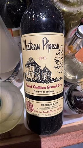 Bordeaux Saint-Émilion Grand Cru Grand Cru Pipeau 2013