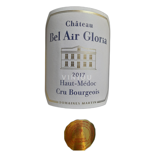 Burdeos Haut-Médoc Chateau Bel Air Gloria Sin añada