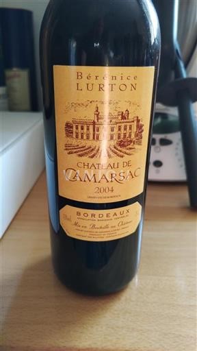 Burdeos Bordeaux Château Camarsac 2004