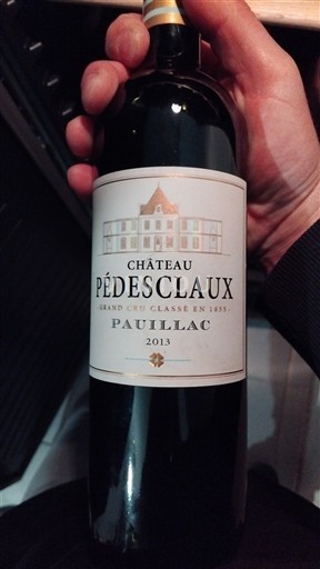 Vin Rouge sec Château Pédesclaux 2013 Frankrike Bordeaux Pauillac AOC Grand Cru