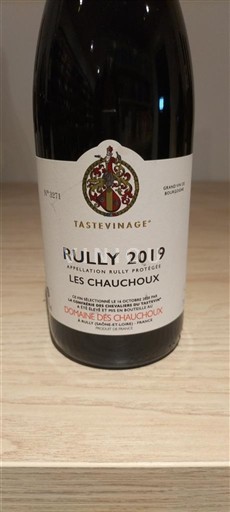 Burgundi Rully Domaine Des Chauchoux Les Chauchoux 2019
