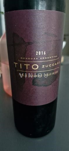Mendoza Valle de Uco Zuccardi Tito 2016