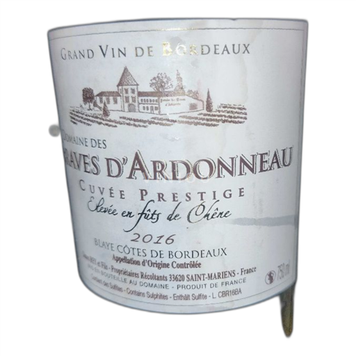 Bordeaux Graves Château Ardonneau 2016