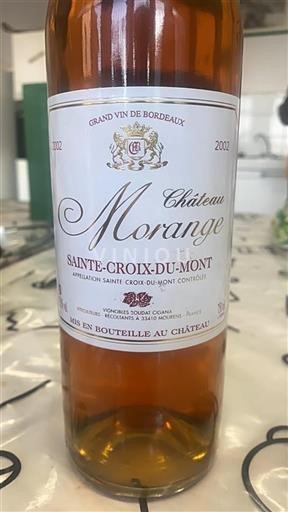 Bordeaux Sainte-Croix-Du-Mont Château Morange 2002